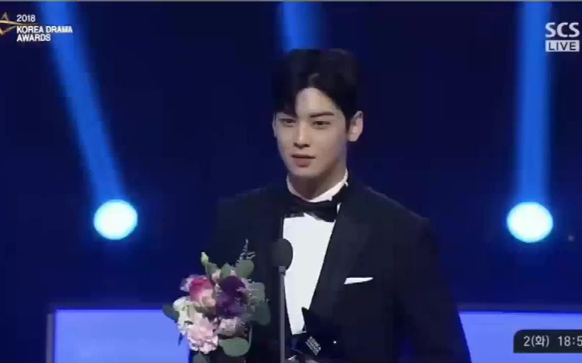 【ASTRO】【车银优】[中字]KOREA DRAMA AWARDS 2018 获奖感言合集哔哩哔哩bilibili