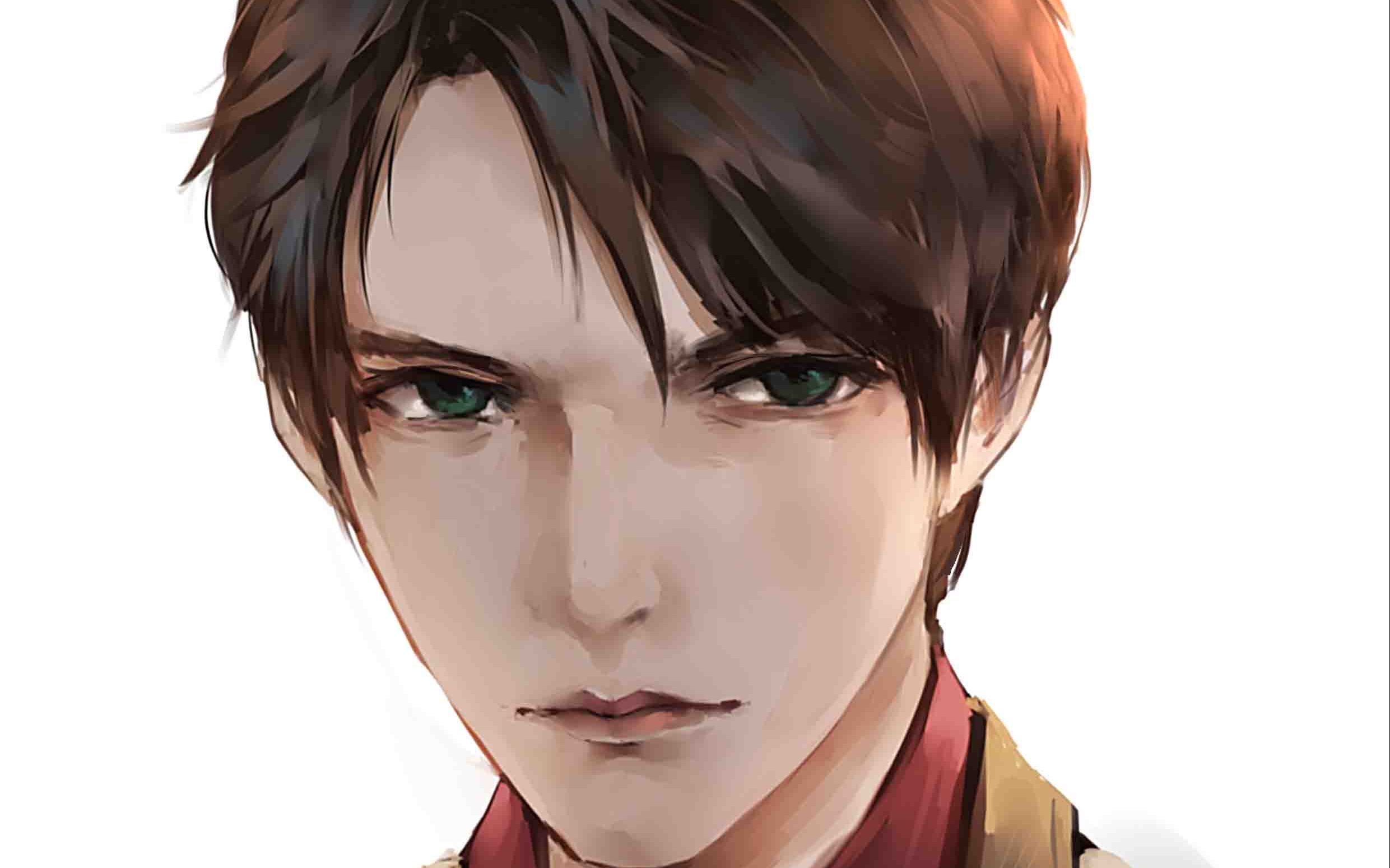 插画设计学院微博同名仕木老师课件两三小时速涂兵哥哥男性半厚涂头像