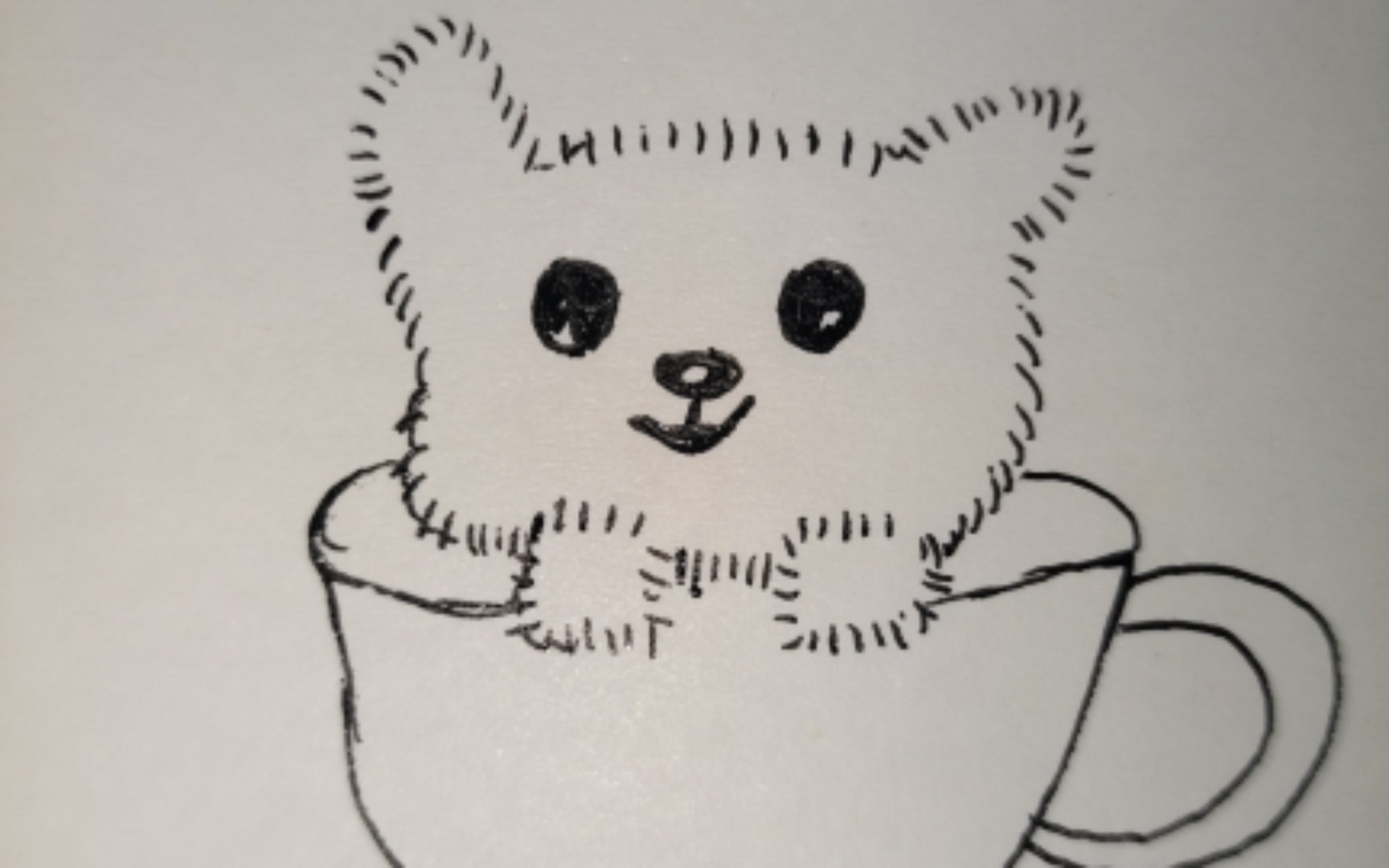 简笔画第二十一天,小猫