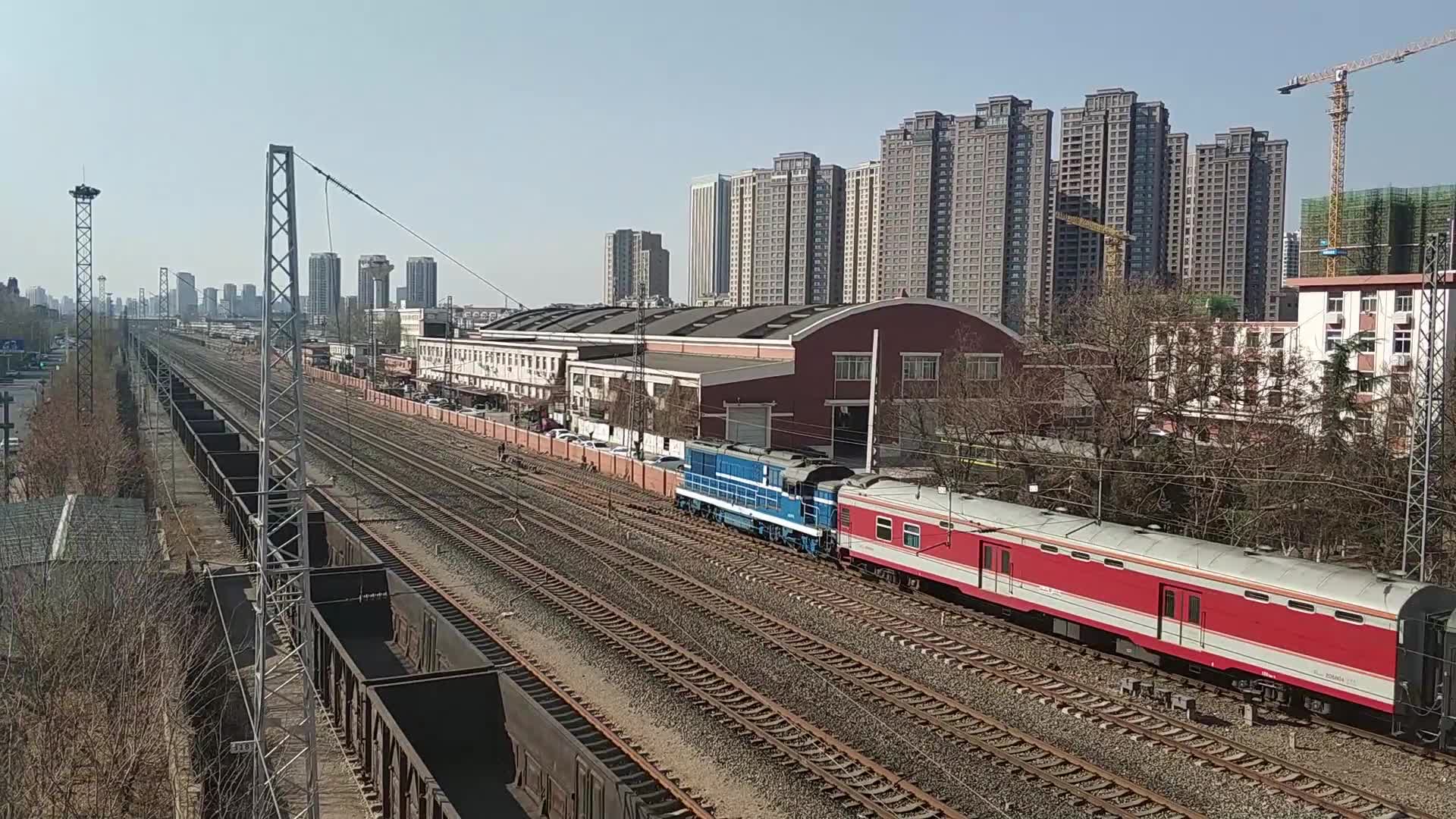 津山线天津东兴桥随拍