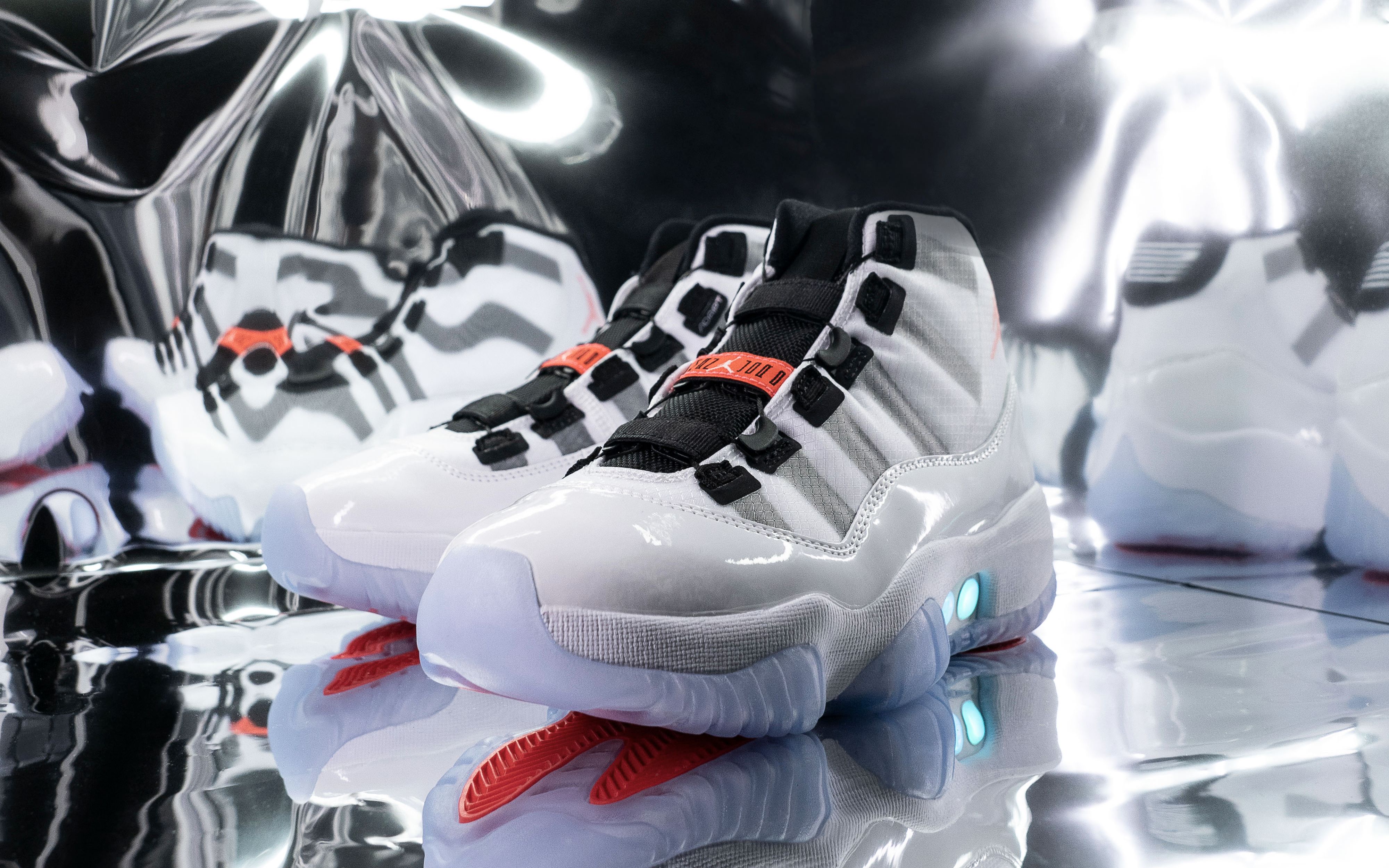 诞生25年后,jordan带来了全新的自动绑带版aj11 adapt!