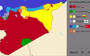 Download Video: 叙利亚内战2011年至今每天战线变化