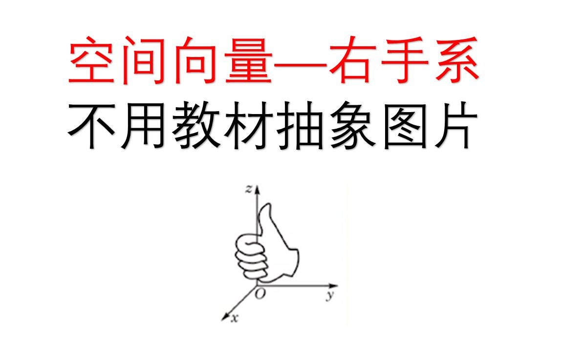 稳啦!再也不会建左手系啦!5分钟学会,方法+真题演示哔哩哔哩bilibili