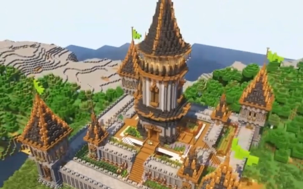 我的世界:如何打造新手城堡?