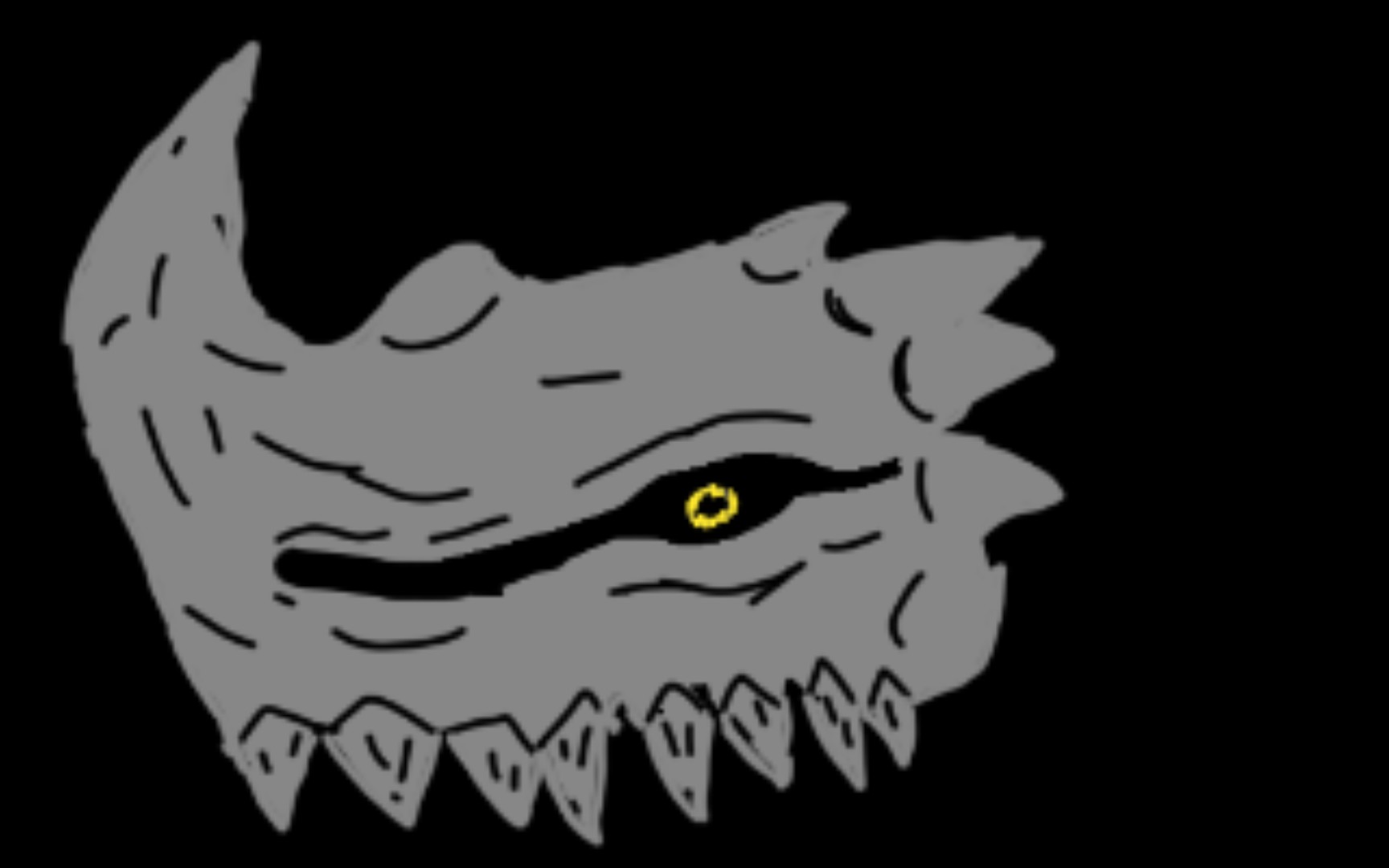 自制模型甲骨鱼