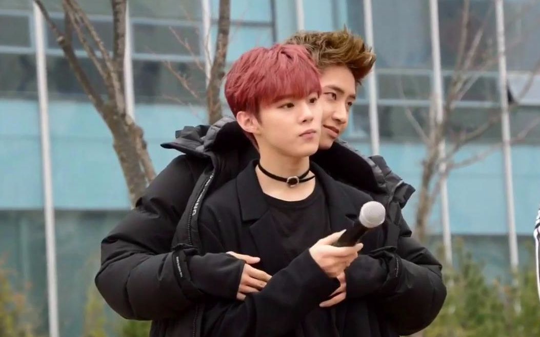 伟信金宇硕李镇赫180318李哥暖暖的backhug