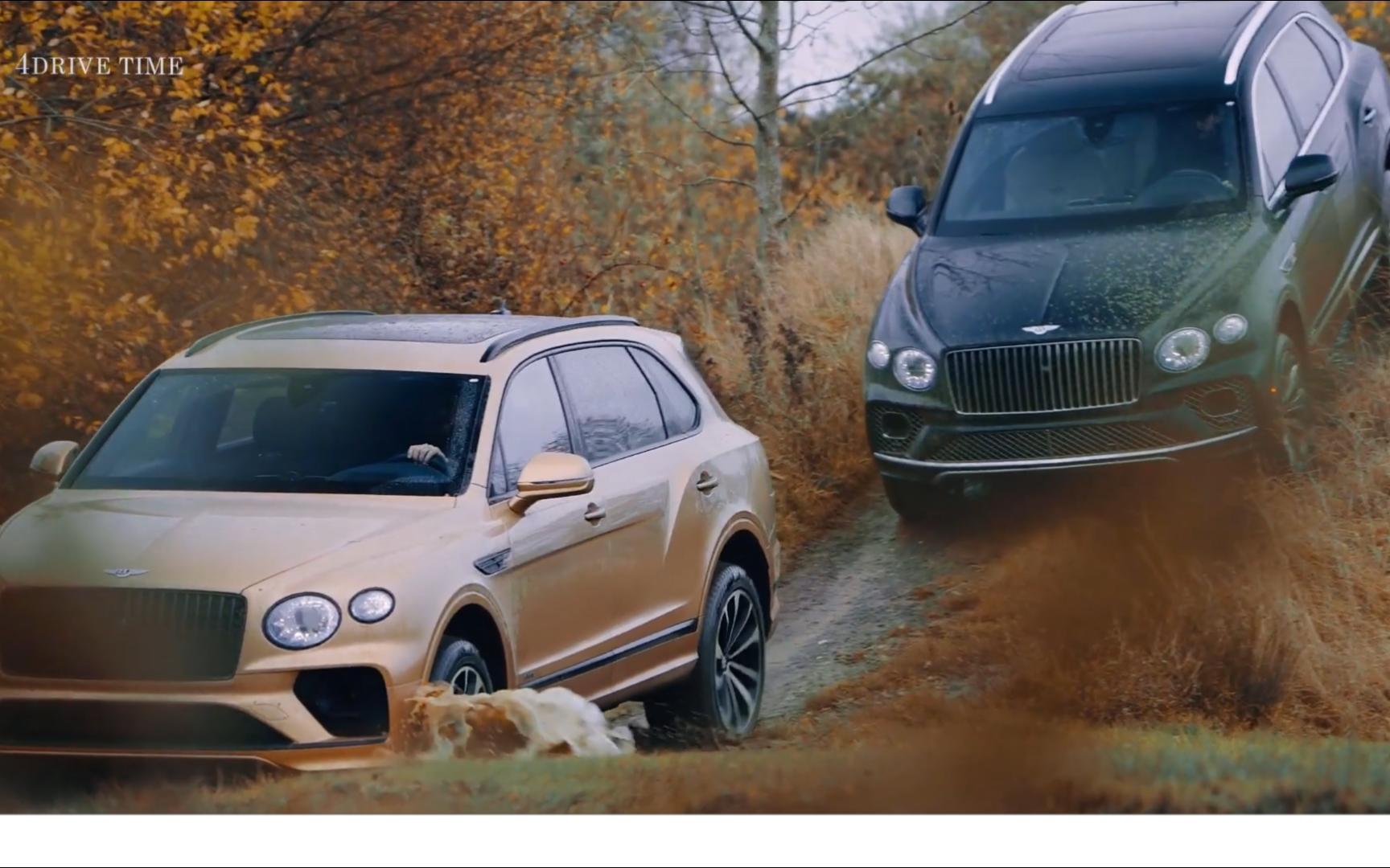 宾利添越最豪华的越野车去越野