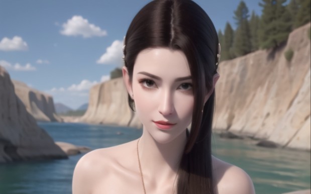 【ai绘画】美杜莎的妹妹--蝶,性感泳衣穿搭展示