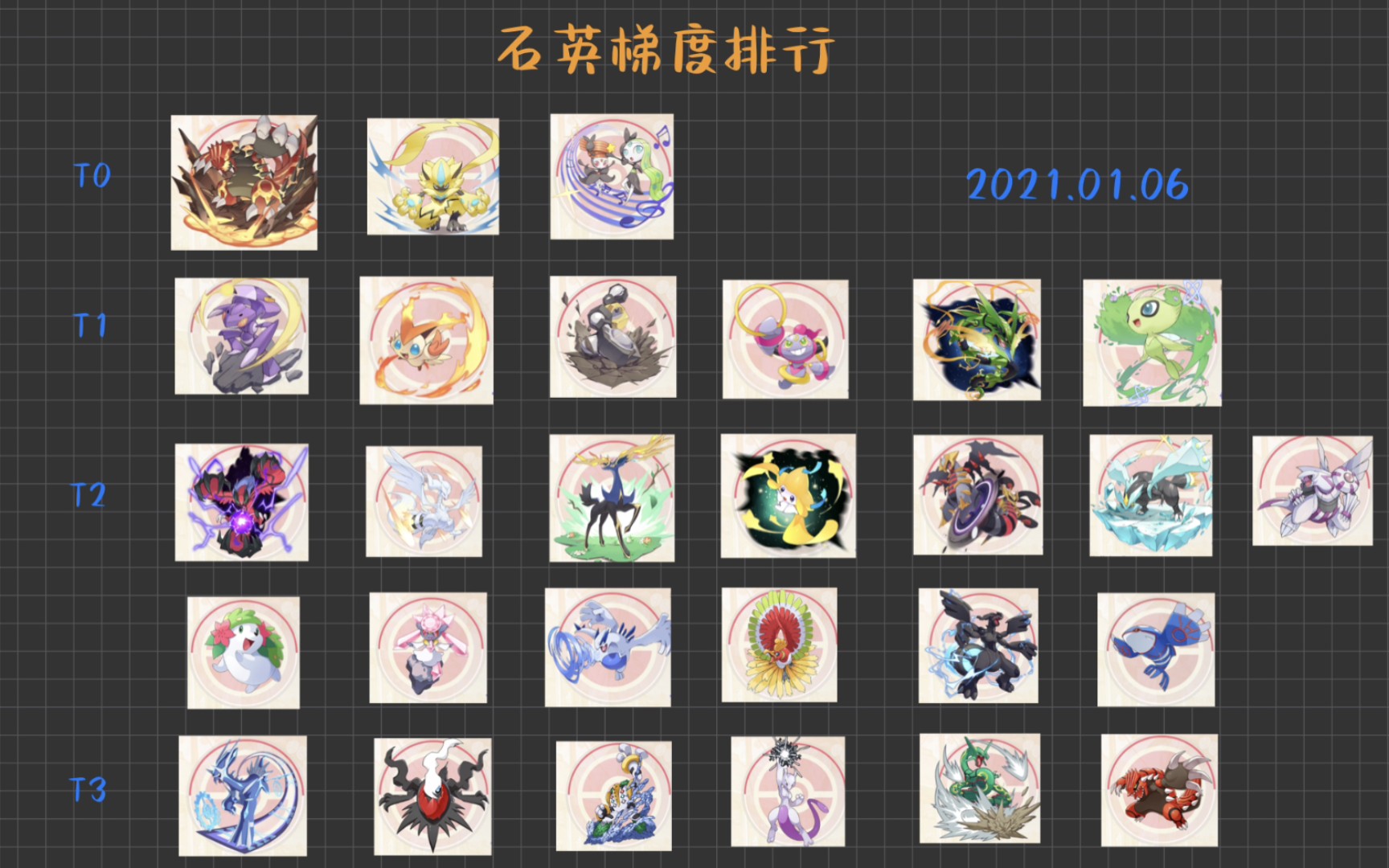 口袋觉醒-石英神兽排行