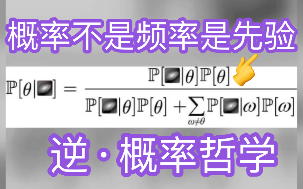 贝叶斯批判知识哲学 P(概率哲学)=先验概率哔哩哔哩bilibili