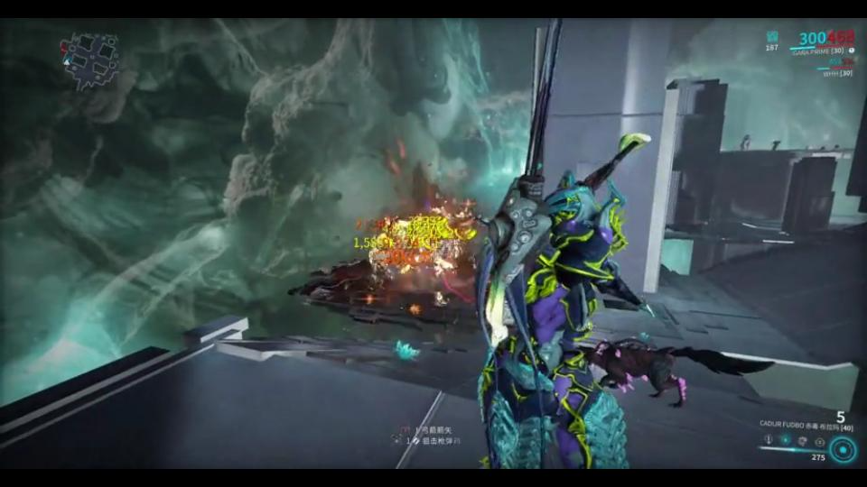 warframe赤毒布拉玛猎人切流(带紫卡)测试