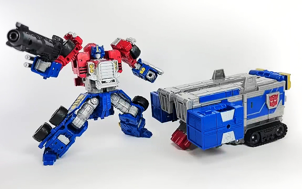【评测】变形金刚:雷霆舰队 传世进化c级 a版擎天柱 transformers leg