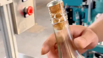 小型香槟起泡酒铁丝扎丝机测试实拍半自动封口机设备
