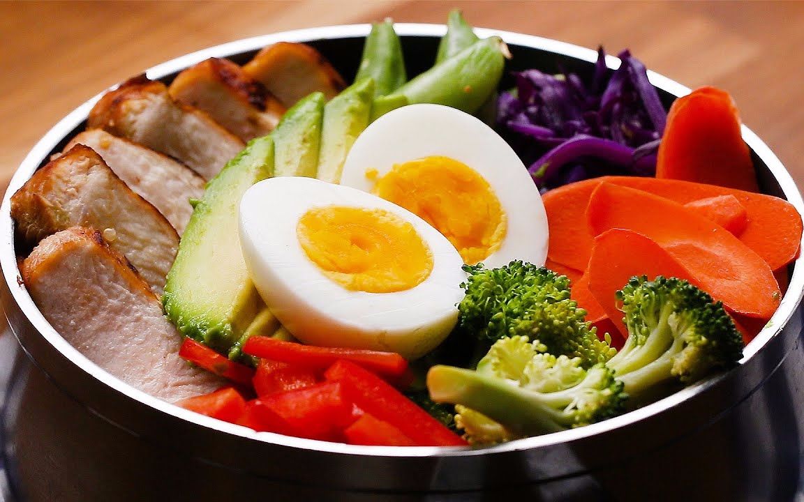 【营养美食】蛋白质组合套餐_哔哩哔哩 (゜-゜)つロ 干杯~-bilibili