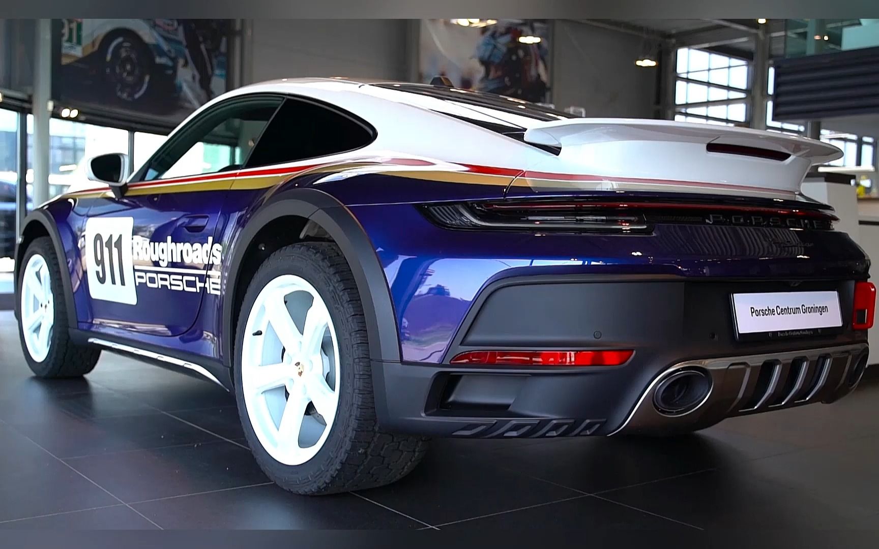 2023 年保时捷 911 达喀尔 - 声浪和外观