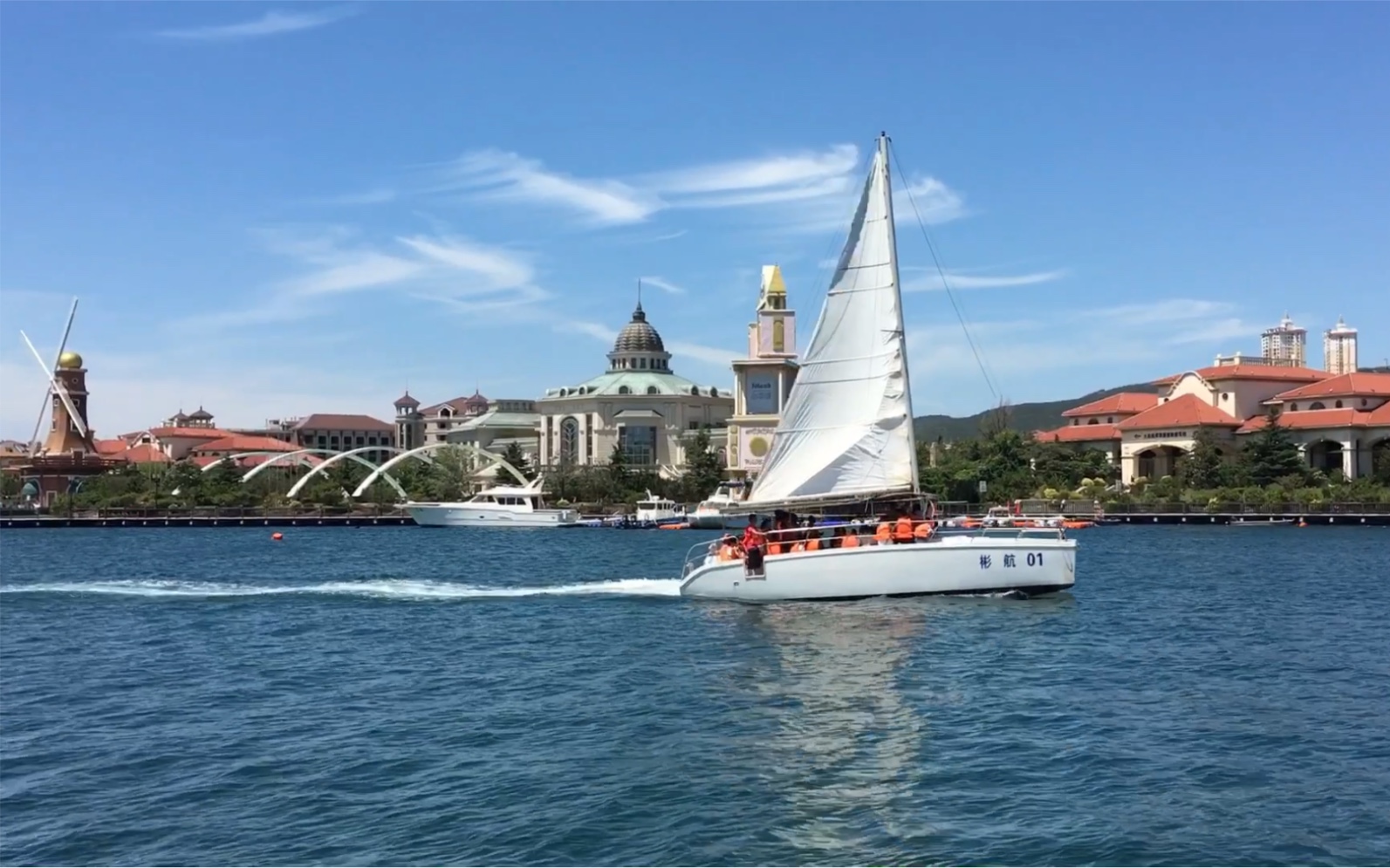 大连高新区圣汐湾帆船游艇码头景色_哔哩哔哩 (゜-゜)つロ 干杯~-bili