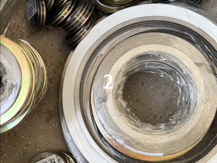 高压金属缠绕垫法兰阀门石墨垫片内外环304不锈钢密封包覆垫圈