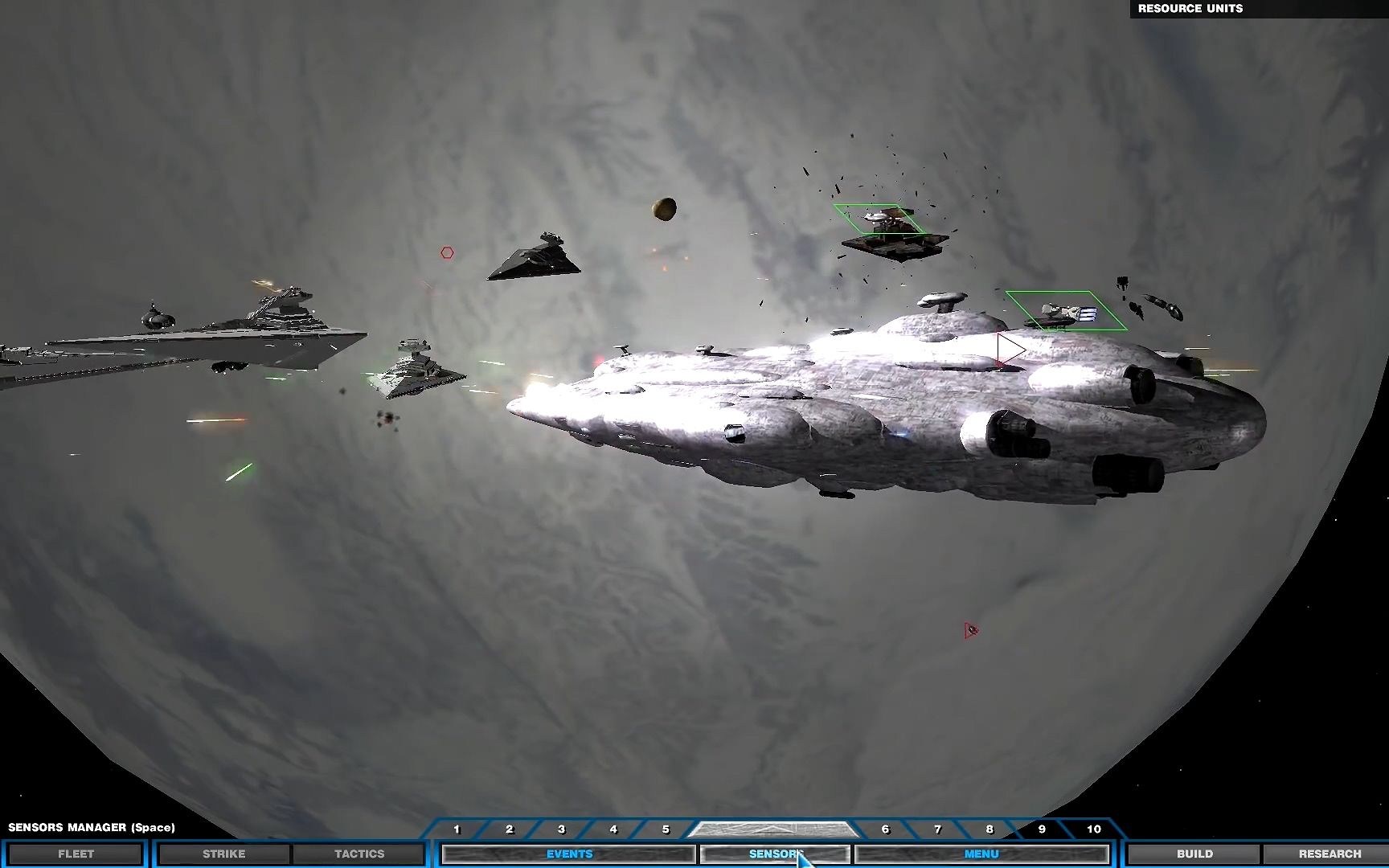 星球大战 star wars warlords 帝国星舰舰队vs 银河联盟星际舰队