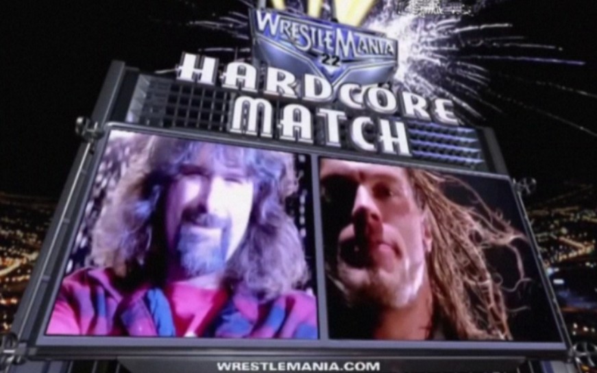 edge vs mick foley wrestlemania 22