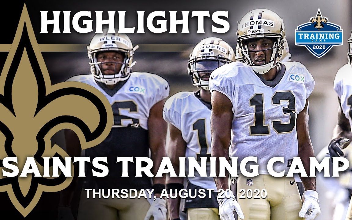 nfl新奥尔良圣徒队训练营集锦 8/20