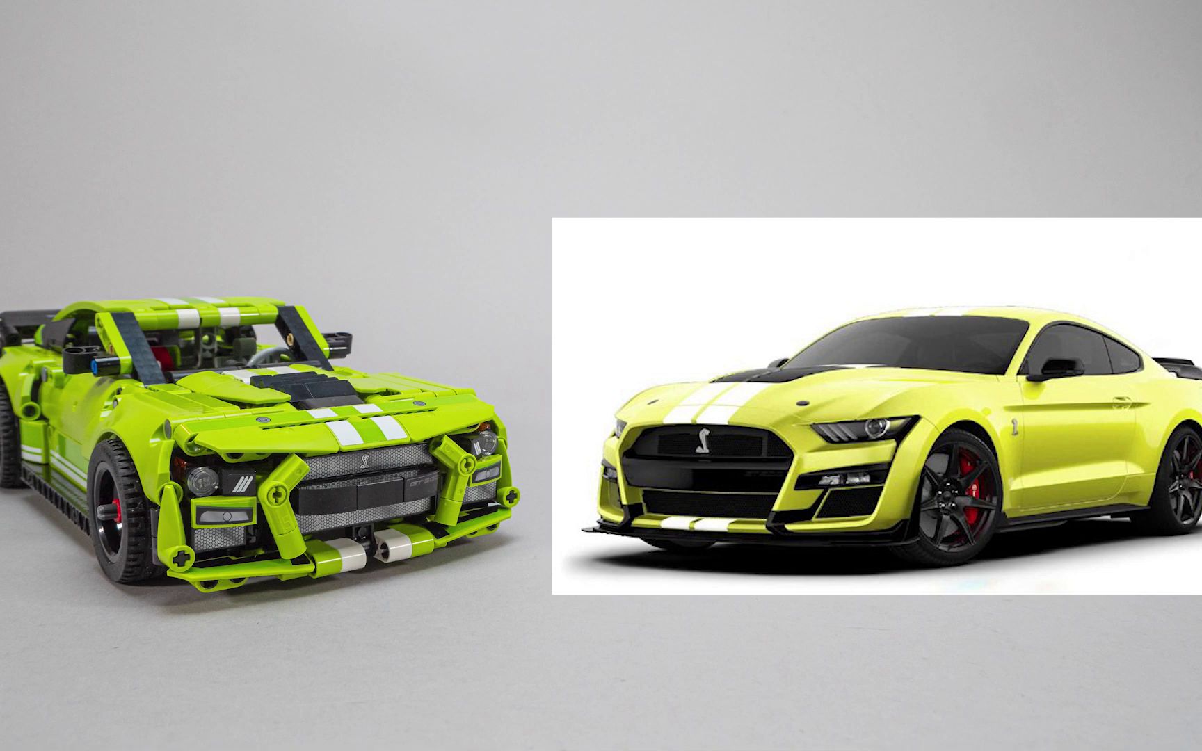 乐高科技 ford mustang shelby gt500 42138 深入评测(中文字幕)