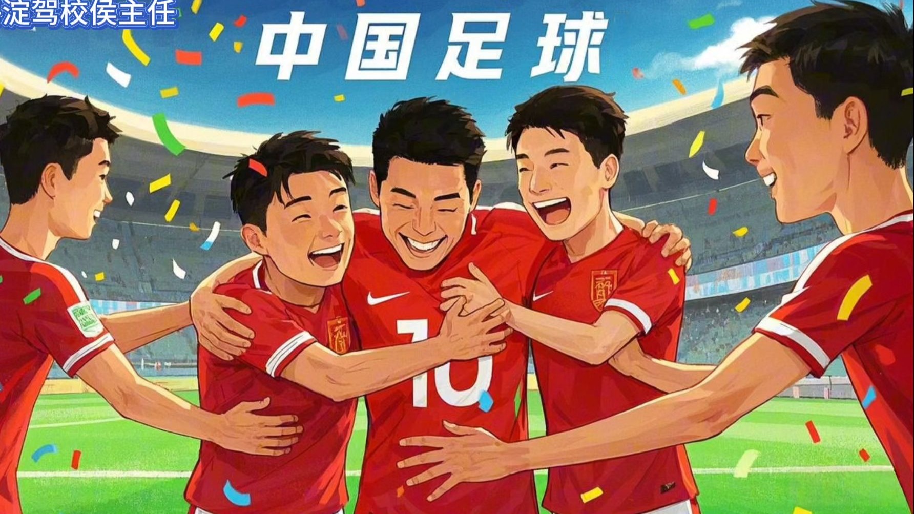 和海淀驾校侯主任一起为国足加油