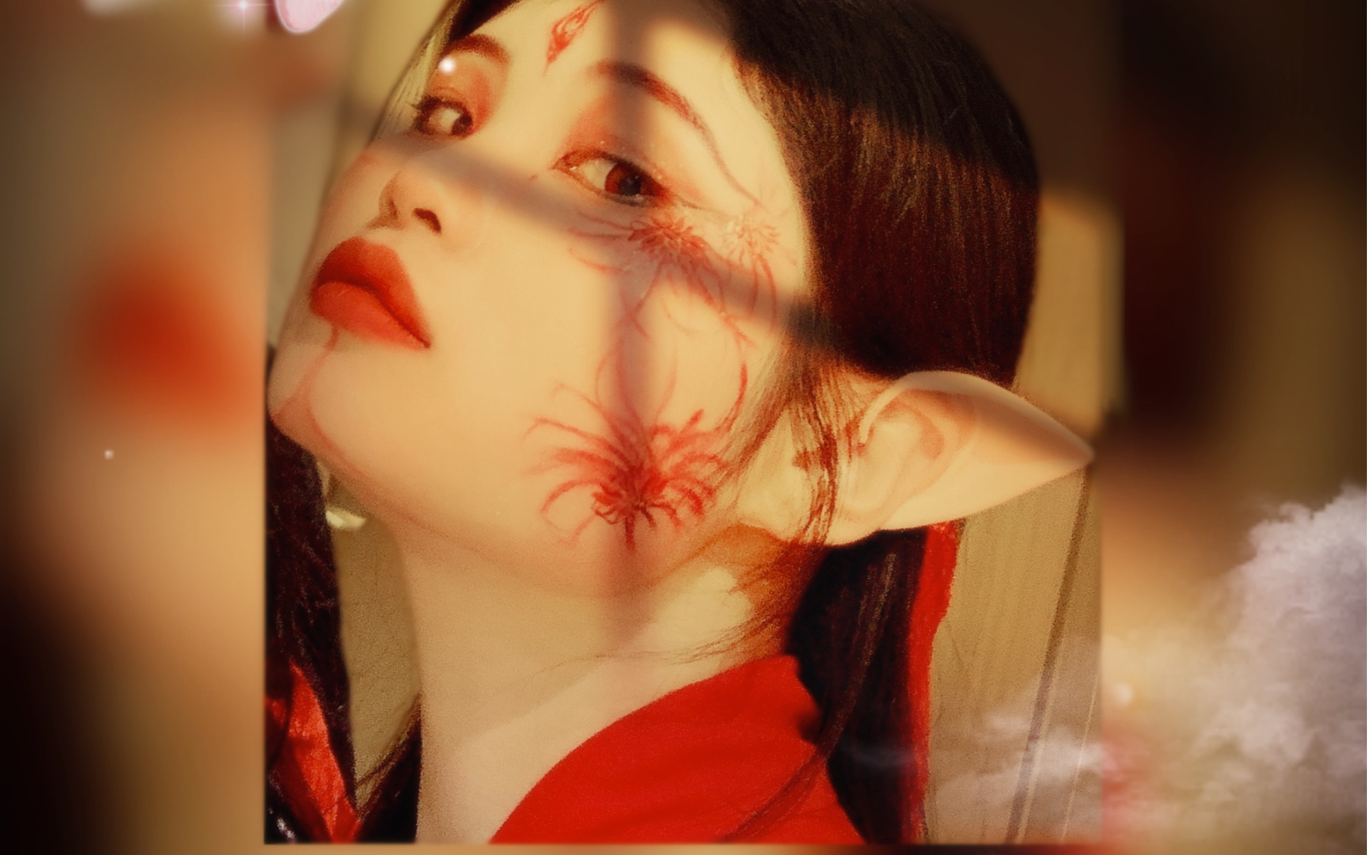 百鬼夜行-万圣节狐妖妆容_哔哩哔哩 (゜-゜)つロ 干杯~-bilibili