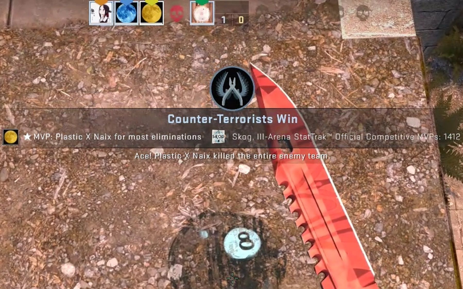 奈克斯csgochlorine科洛林usp五爆头五杀