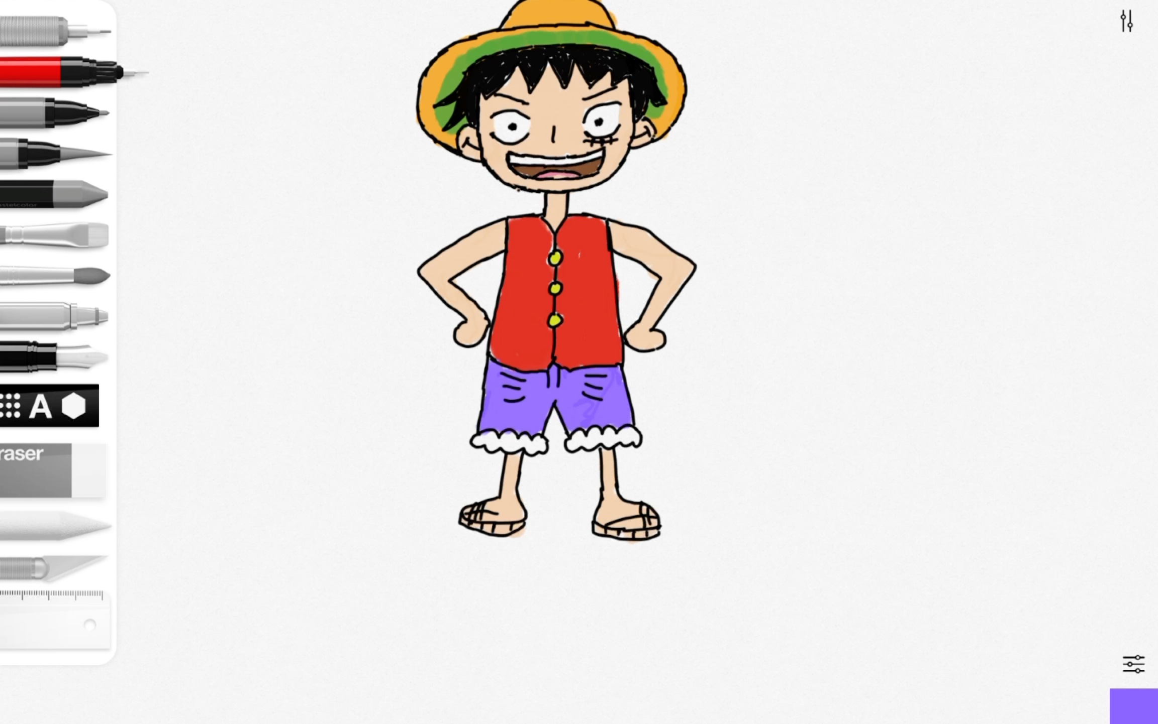 星星学堂-绘画(路飞)