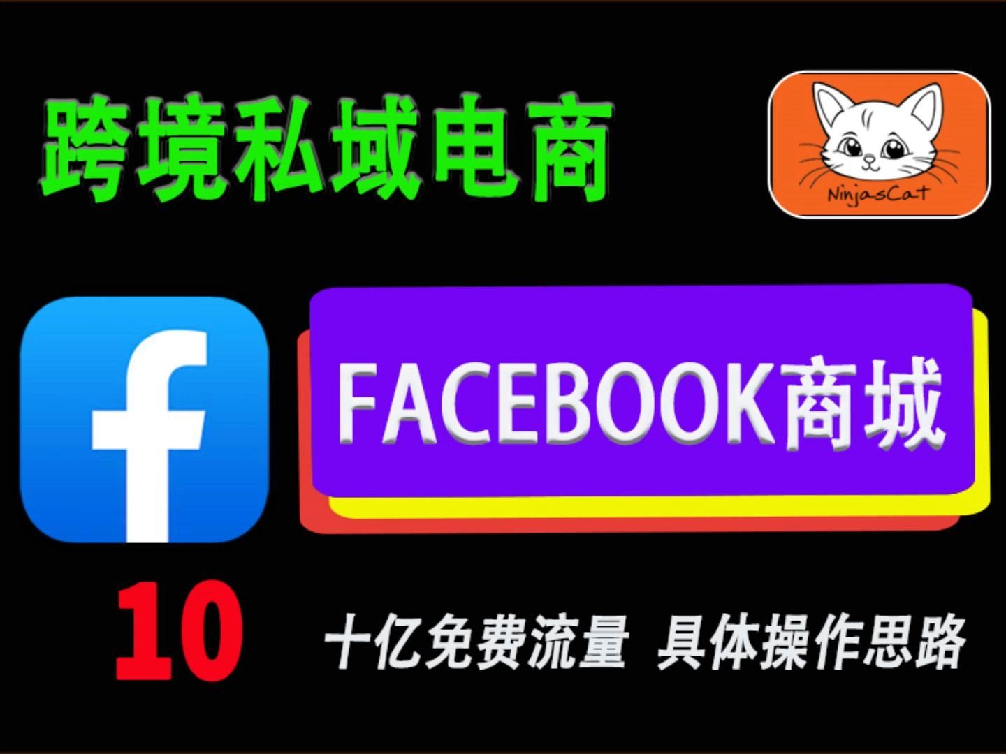 跨境私域电商FACEBOOK商城的具体操作十亿免费流量/10,跨境私域运营总结哔哩哔哩bilibili