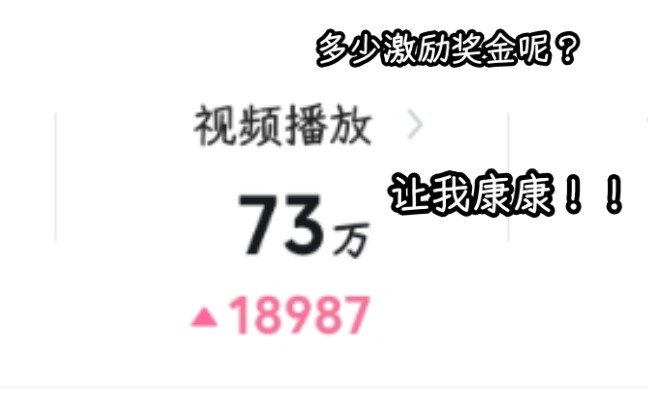 70万播放量多少激励奖金呢!?哔哩哔哩bilibili