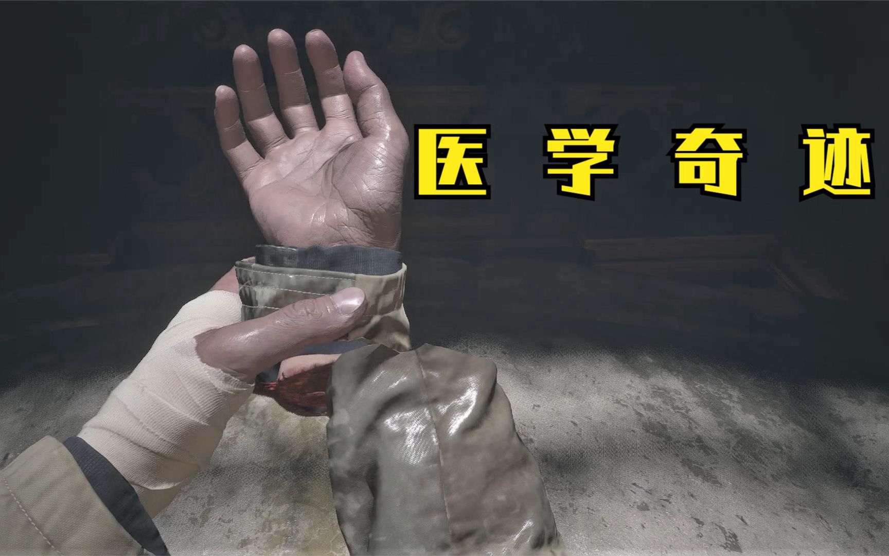 生化危机8洗手液居然能断手再接太搞笑了吧