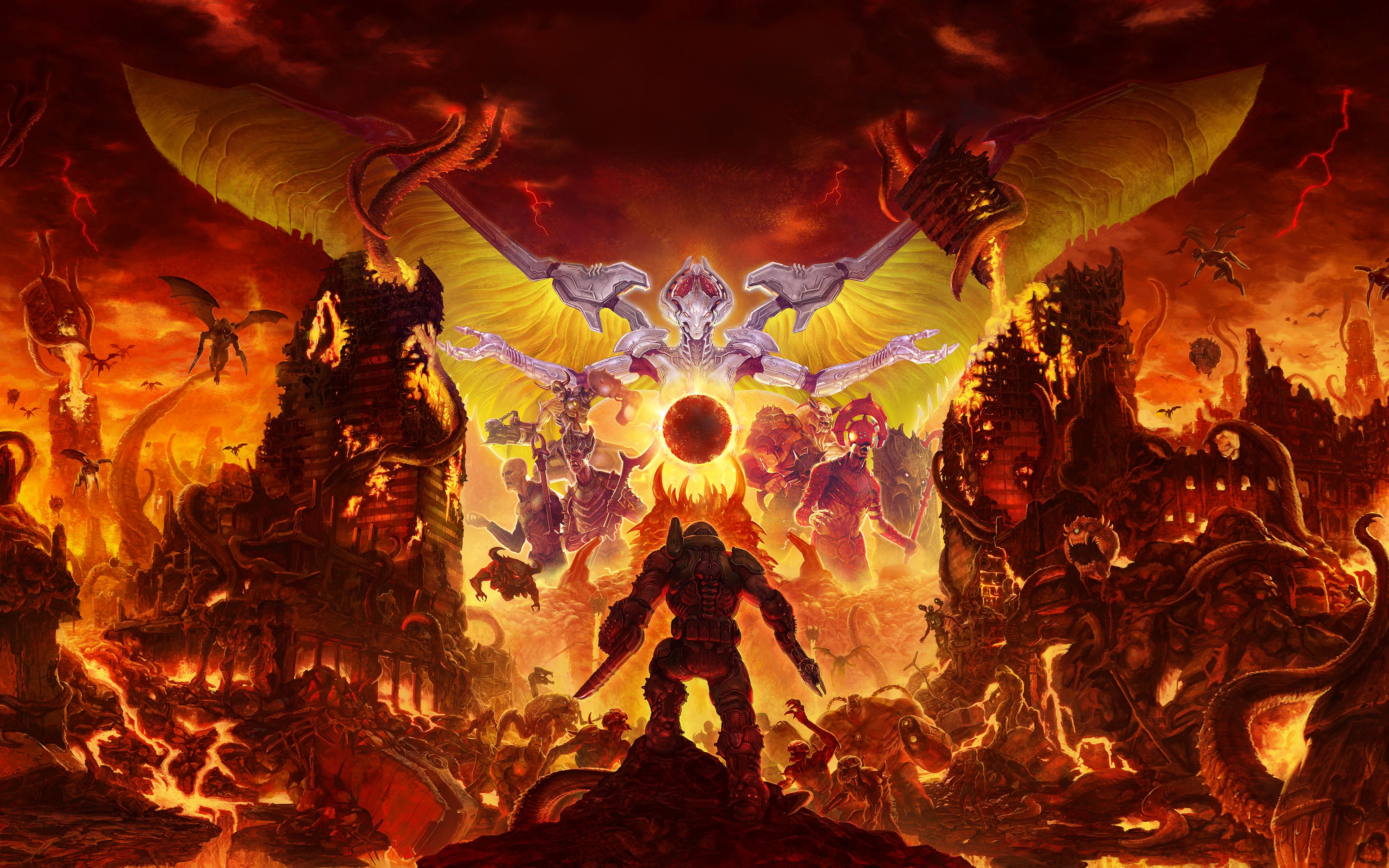 【doom eternal】【毁灭战士:永恒】【4k60fps】【二周目正常难度实况