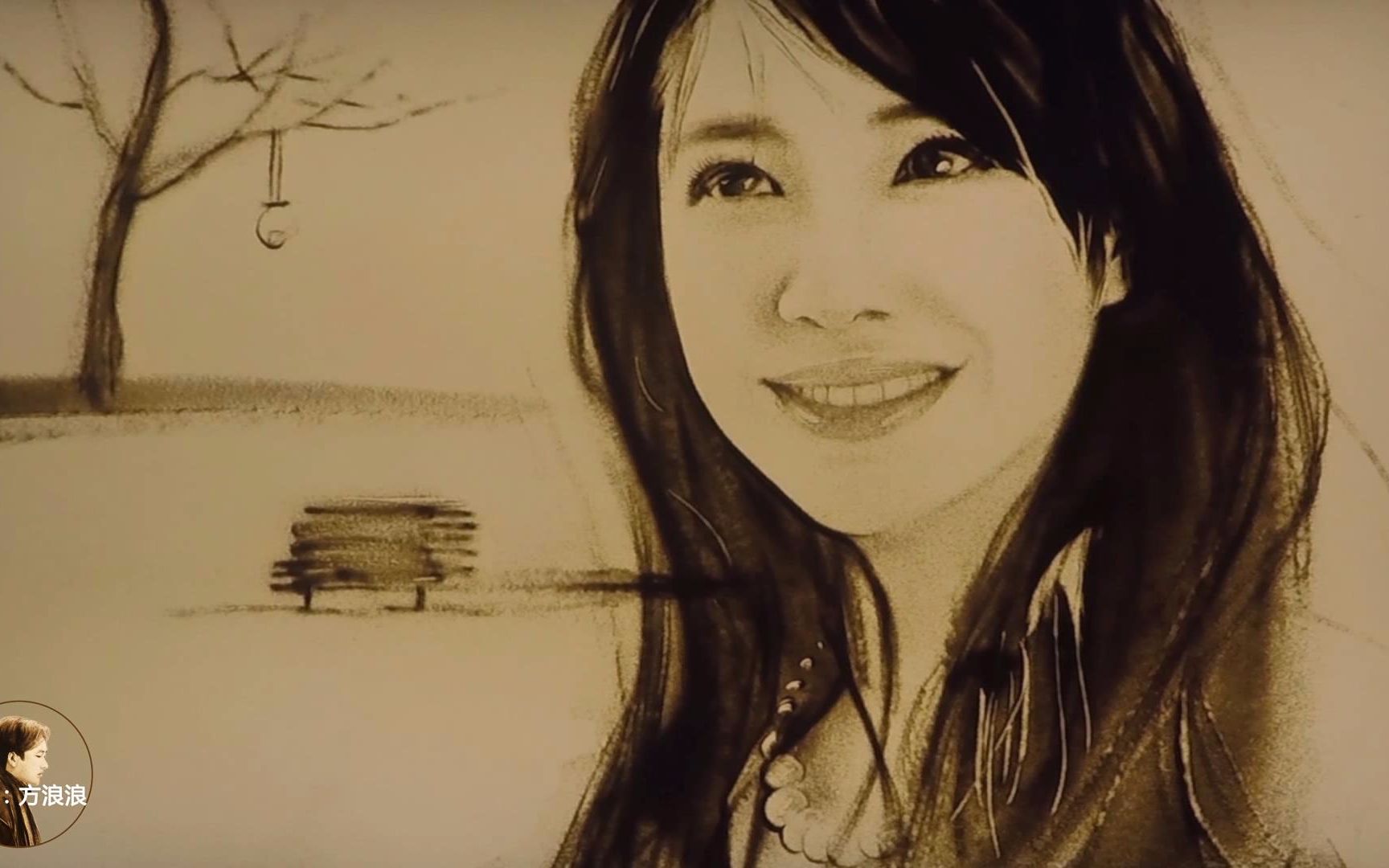 超写实沙画最美的蔡依林