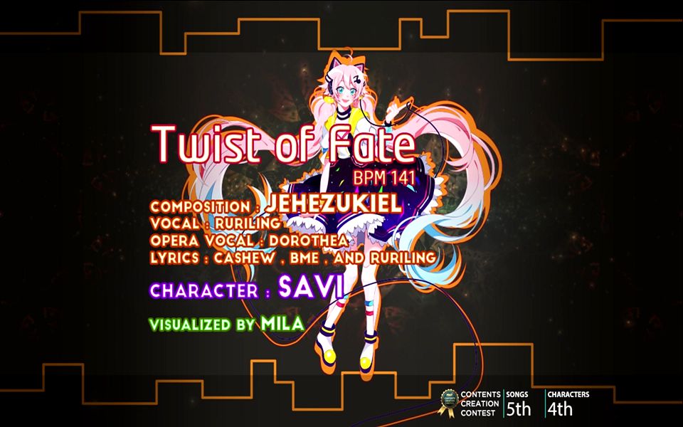 【piu】花式混twist of fate d21蓝a教学示范