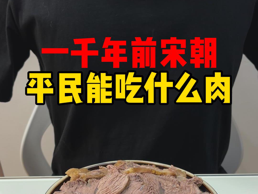 宋朝平民能吃牛肉吗?哔哩哔哩bilibili