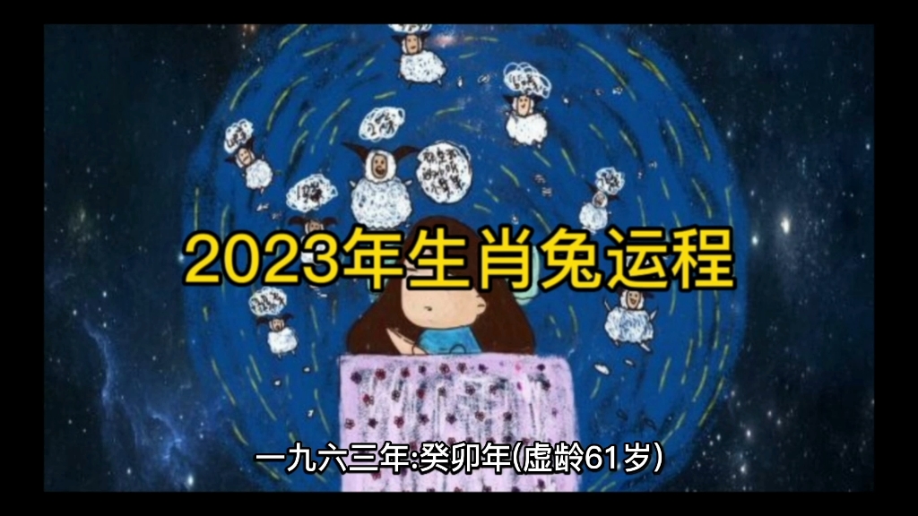 2023年生肖兔运程属兔运程本命年哔哩哔哩bilibili