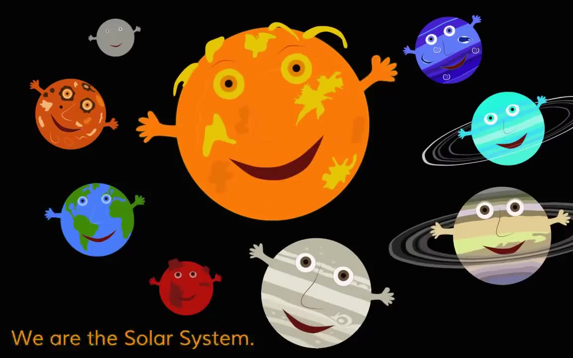 the solar system song (with lyrics)