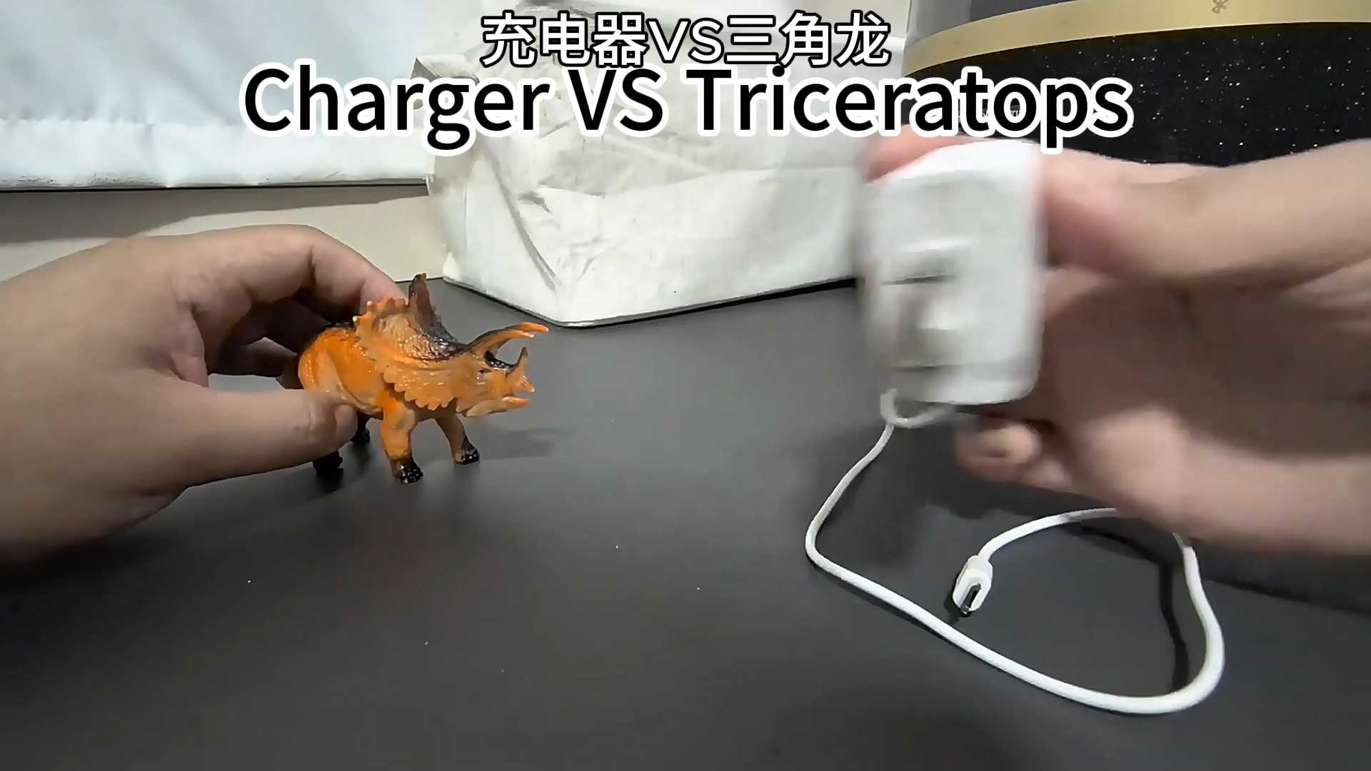 充电器VS三角龙