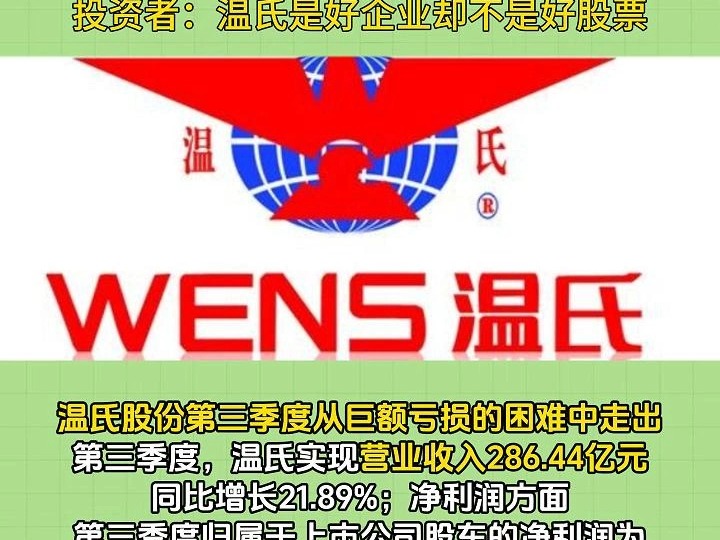 温氏股份扭亏,资产负债率54.86%,投资者:温氏是好企业却不是好股票哔哩哔哩bilibili