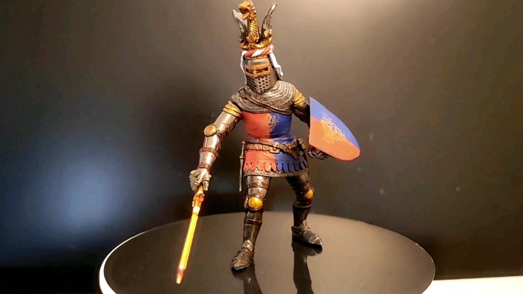1/18中世纪龙骑士兵人diy欣赏