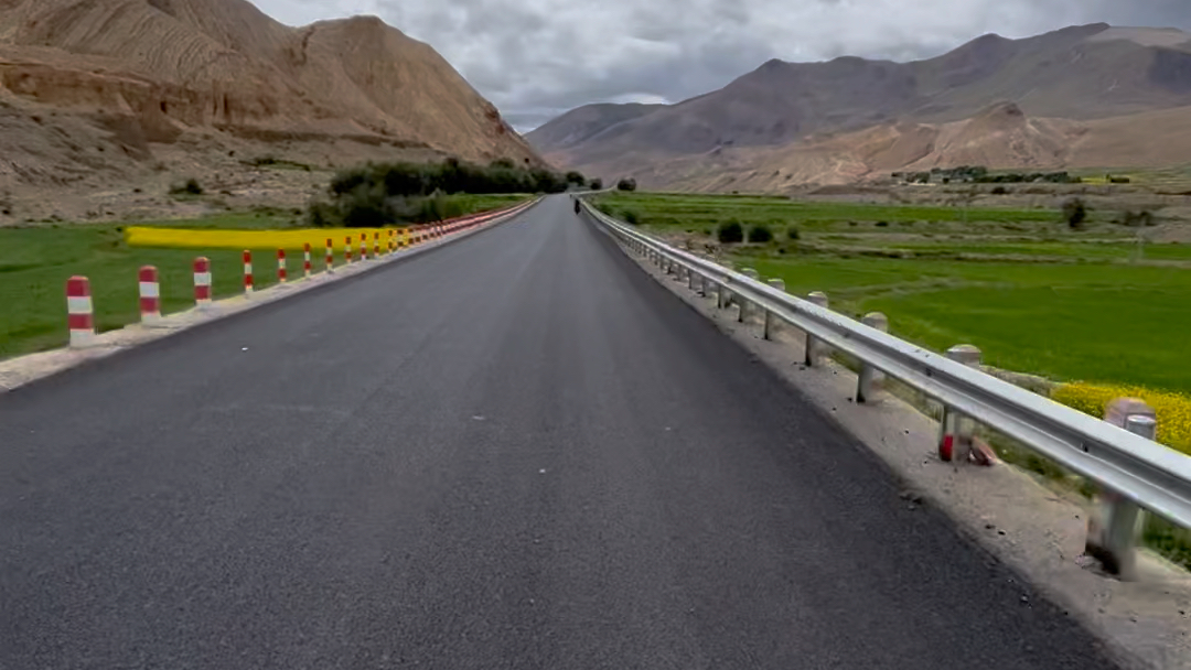 新藏线g219 欢迎再来江孜县