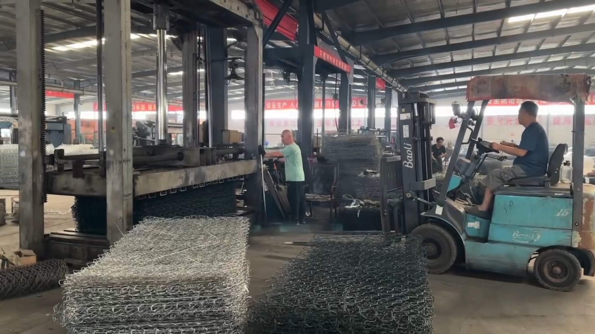 石笼网车间生产加工