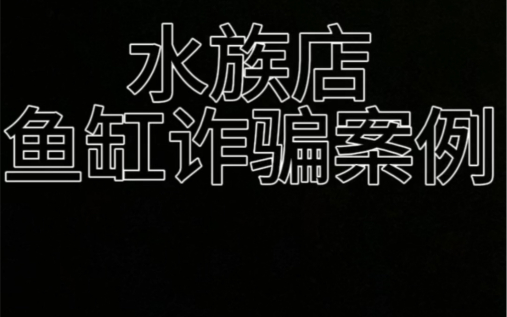 亲身经历的诈骗案例,打电话定鱼缸说要送消防大队,不给定金,去到后查无此人!骗子套路层出不穷,各位水族从业者一定要小心一点,谨防被骗哔哩哔...