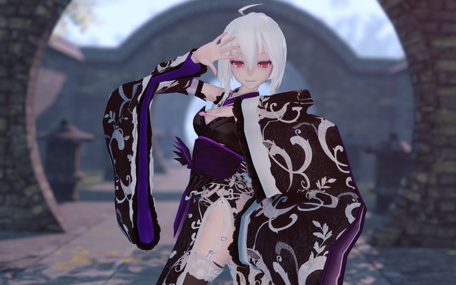 1080p60fps夏日午后和服弱音的addiction