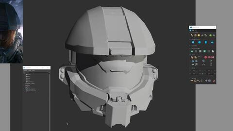 Discord 帮助 光环 002 优化形状 硬表面建模 哔哩哔哩