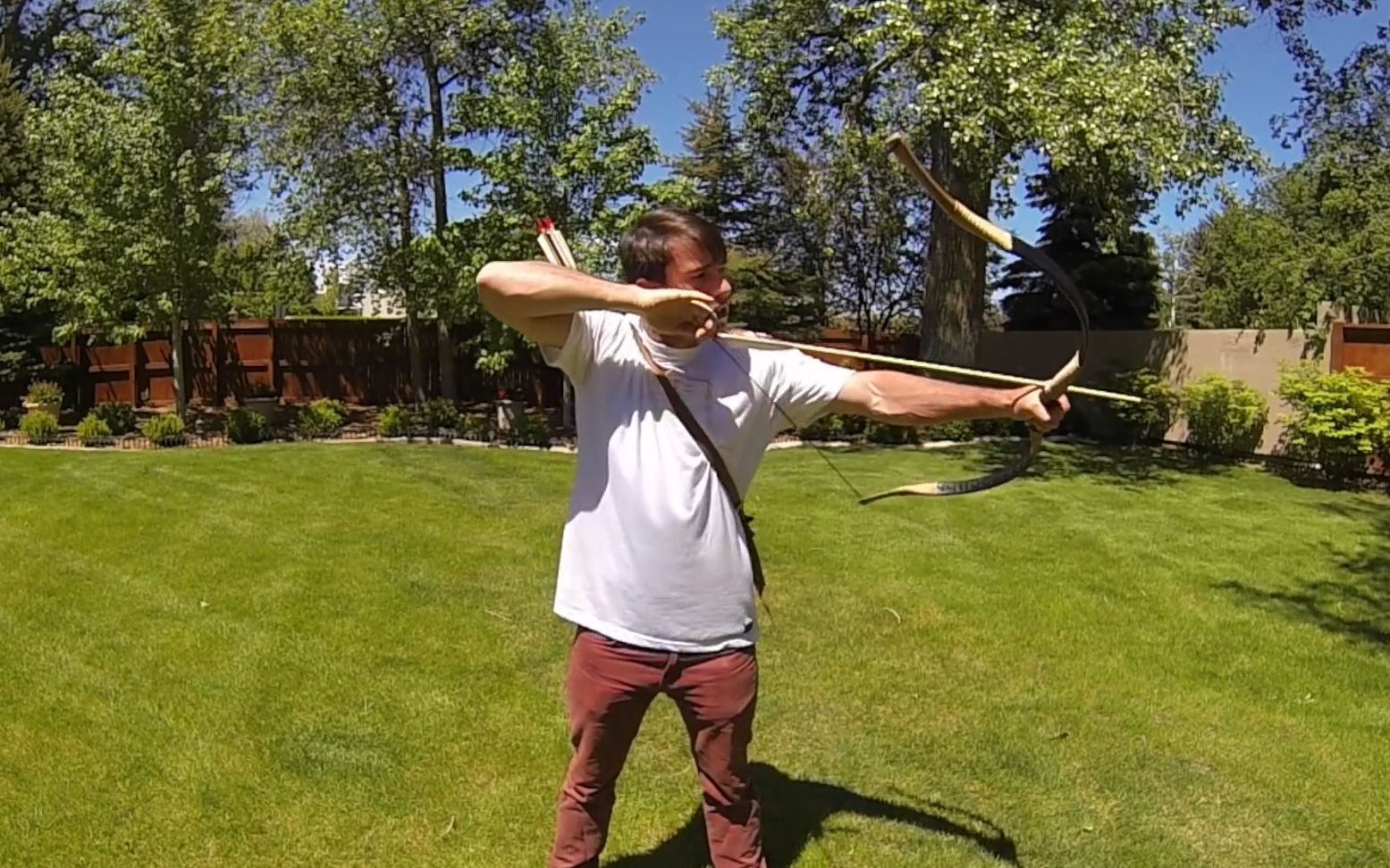 弓圈archeryfastshootinghowto传统弓如何速射