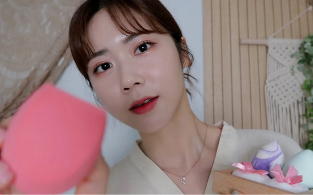 韩语助眠~让你入睡的化妆店-重复单词-mongsilunnie 搬运_哔哩哔哩