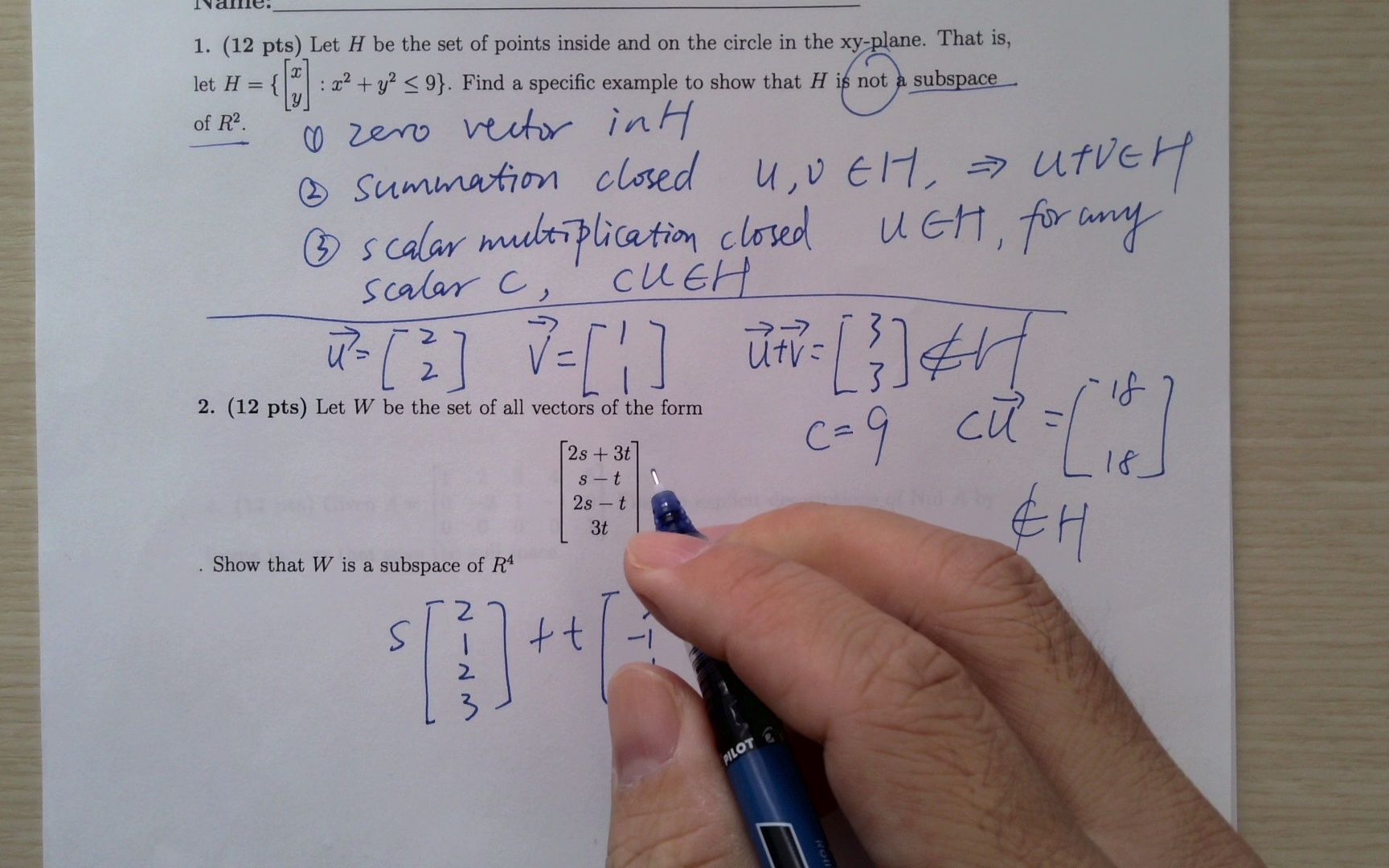 16. Vector Space, Subspace, Null Space哔哩哔哩bilibili