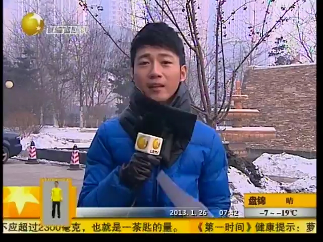 [第一时间-辽宁]天气预报 20130126